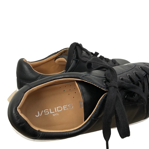J Slides Platform Eve Leather Sneakers Size 8.5 - Picture 6 of 7